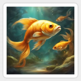 Fascinating Fish Characters Magnet